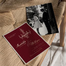 Search for red rose black and white invitations Burgundy