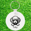 Search for poodle puppy key rings Pet