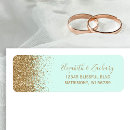 Search for mint and gold return address labels Chic