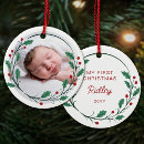 Search for holly wreath christmas tree decorations Red berries