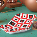 Search for black and white checkered paper plates Geometric