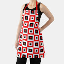Search for red square aprons Pattern