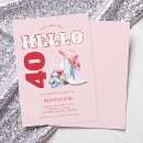 Search for disco cowgirl birthday invitations Modern
