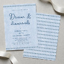 Search for blue denim and diamond invitations Jeans