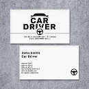 Search for driver business cards Black