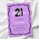 Search for twenty one invitations Girly