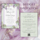 Search for purple green wedding invitations Qr code