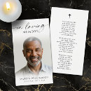 Search for poems memorial cards Black and white