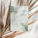Search for tropical suite wedding invitations Palm leaves