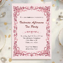Search for ladies tea invitations Vintage