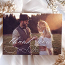 Search for double sided thank you cards Just married