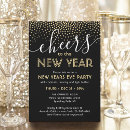 Search for cheers to the new year invitations Elegant