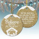 Search for manger scene christmas tree decorations Gold