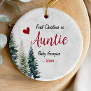 Search for auntie christmas tree decorations New aunt keepsake