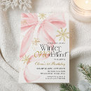 Search for winter onederland birthday invitations Baby girl