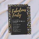 Search for for her 40th birthday invitations Forty and fabulous