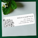 Search for botanical illustration return address labels Summer
