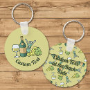 Search for wine bottle key rings Grapes