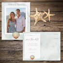 Search for seashells save the dates Modern