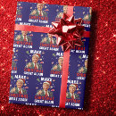 Search for make christmas great again wrapping paper Santa
