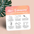 Search for hair extensions business cards Trendy
