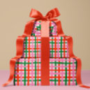 Search for red and pink striped wrapping paper For her