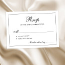 Search for classic wedding rsvp cards Simple
