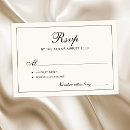 Search for classic wedding rsvp cards Simple