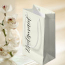 Search for ivory gift bags Bridesmaid