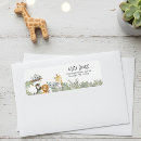 Search for lion return address labels Jungle baby shower
