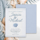 Search for beach sea shell wedding invitations Bride