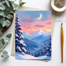 Search for mountain painting postcards Winter