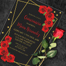 Search for black quince invitations Sweet 15