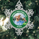 Search for golfing christmas tree decorations Green