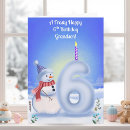 Search for 6th for grandson birthday cards Cute