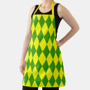 Search for green diamond aprons Background