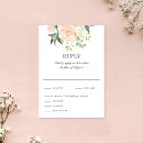 Search for floral wedding rsvp cards Rose