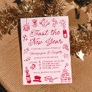 Search for new years eve party invitations Hand drawn doodles