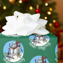 Search for ski wrapping paper Merry christmas