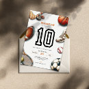 Search for boys 10th birthday invitations For him