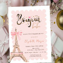 Search for eiffel tower baby shower invitations Watercolor