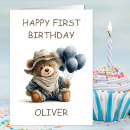 Search for 1st birthday cards Teddy bear