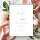 Search for powder blue wedding invitations Classic