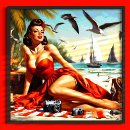 Search for classic pinups posters Beach
