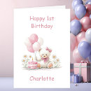 Search for 1st birthday cards Teddy bear