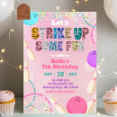 Search for girls bowling party invitations For her