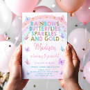 Search for rainbow butterfly Girl birthday