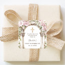 Search for thank you communion stickers Gold cross