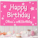 Search for happy birthday banners Pink
