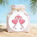 Search for flamingo wedding stickers Beach